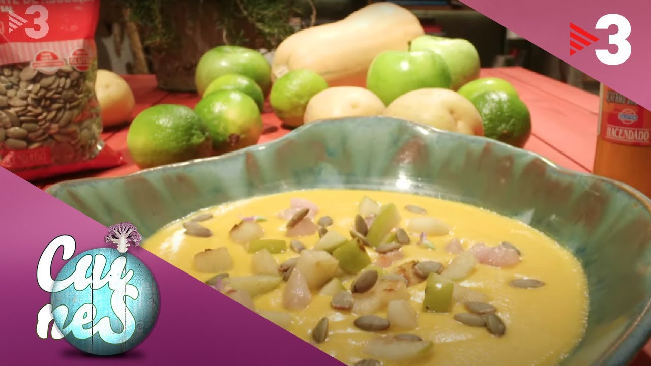 Crema de carbassa i cúrcuma - Cuines