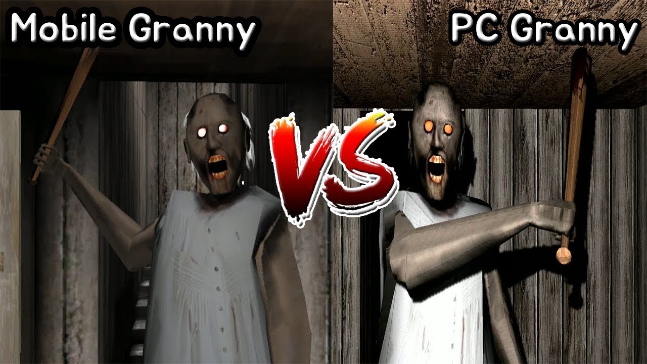 Mobile Granny vs PC Granny || Granny Horror Game - 모바일 그래니 vs PC버전 그래니