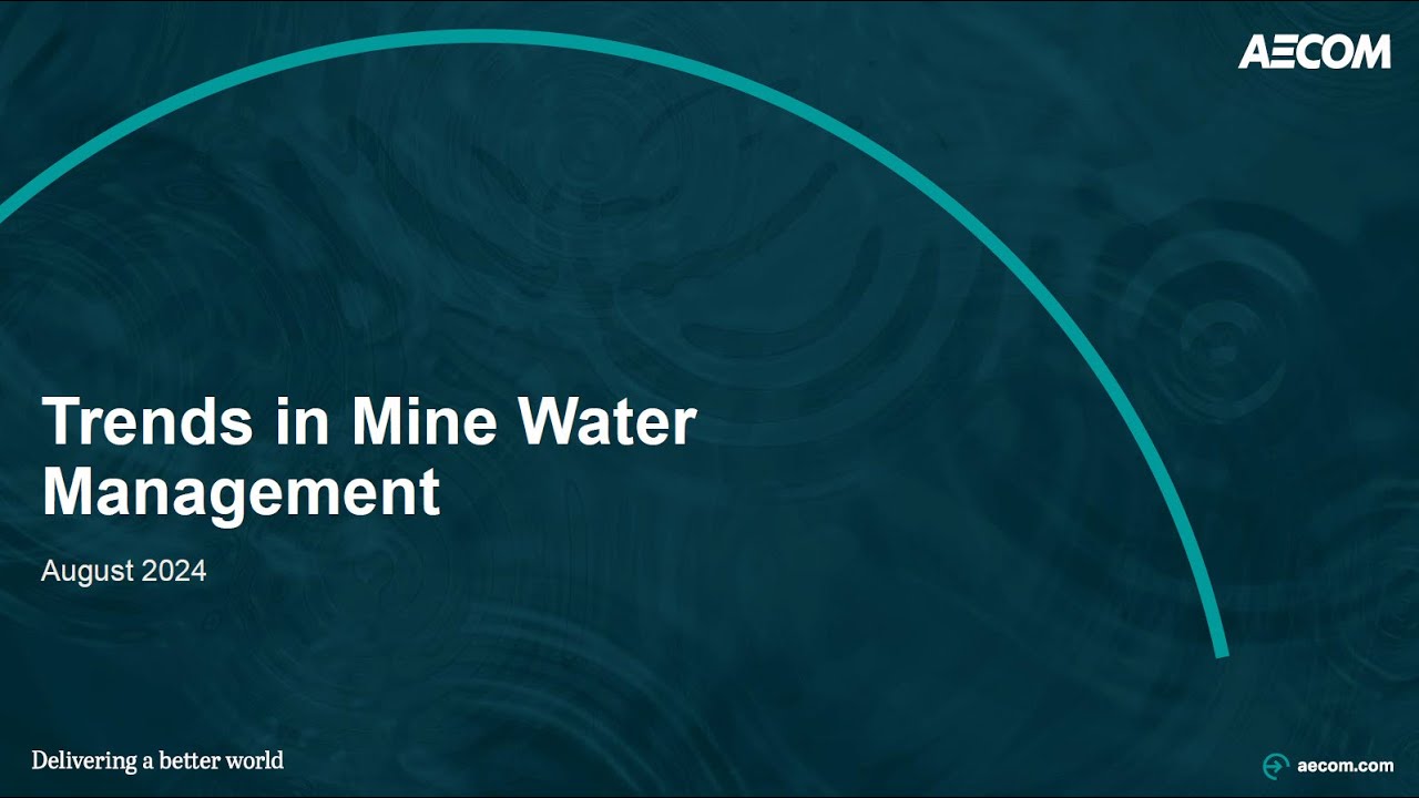 Trends in Mine Water Management