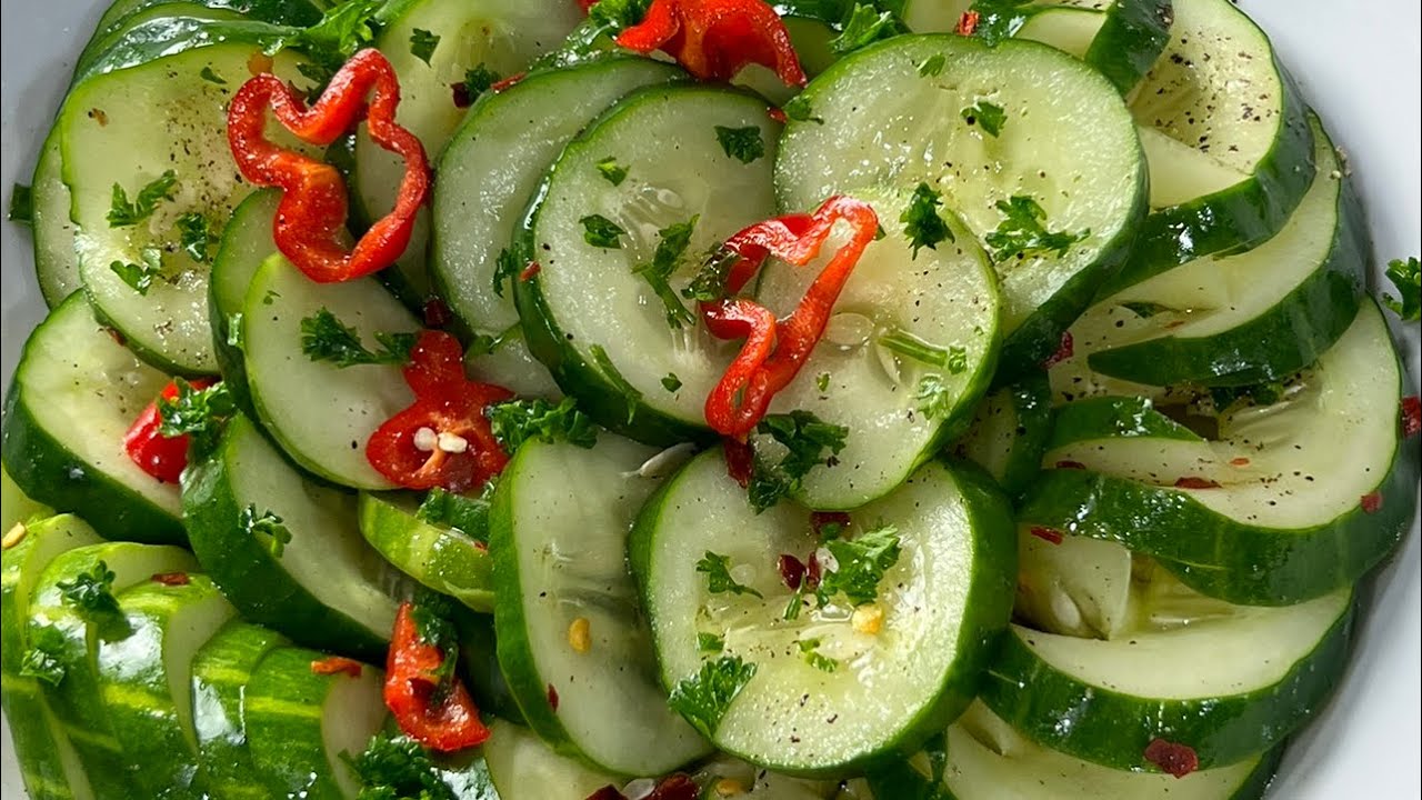 Everyone keep asking for more of this cucumber salad
