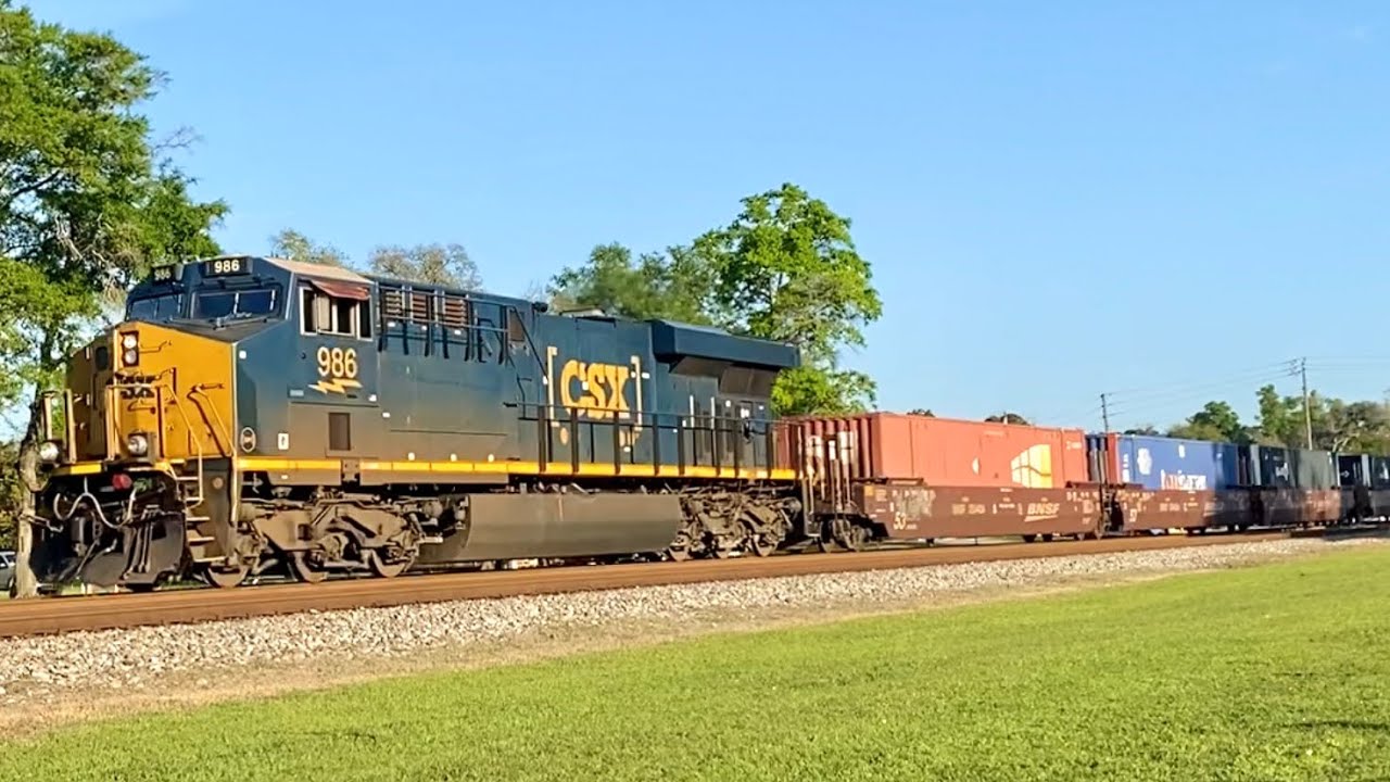 CSX Intermodal Train I031 at Folkston Railwatch 2022