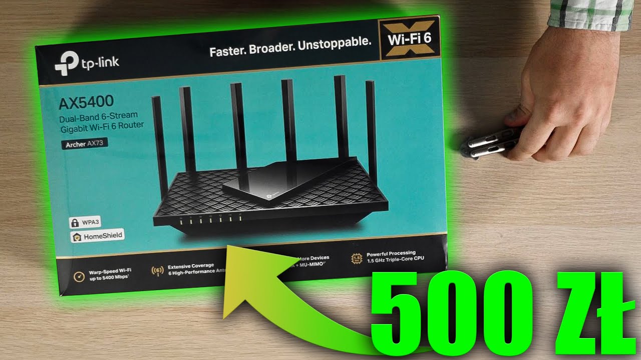 Archer AX73 &ndash; 📈 szybki i tani router TP-Link 📶 &ndash; Unboxing technologiczny