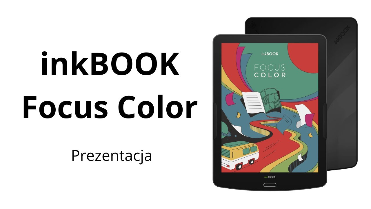 Czytnik dla prawo i leworęcznych | inkBOOK Focus Color