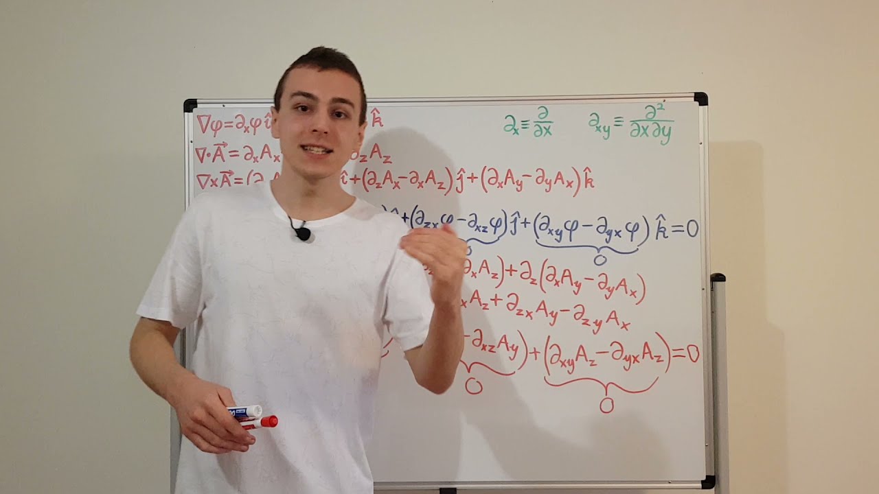 Curl of Gradient and Divergence of Curl are Zero - Vector Calculus Identities