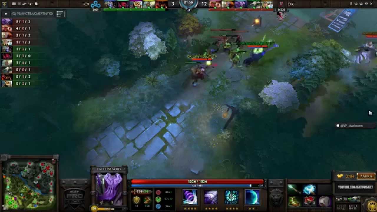 Cloud9 vs DK @ TI4 комментирует Maelstorm ( 10.07.2014 )