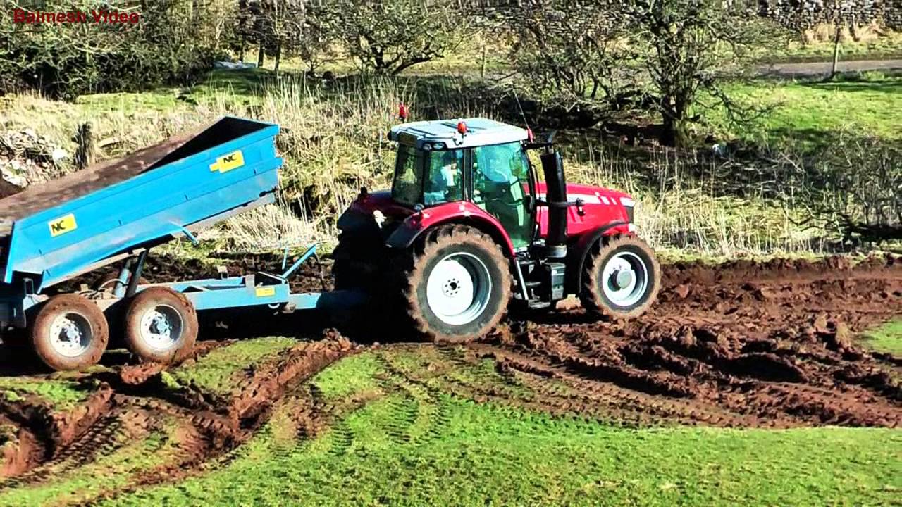 Tractors on Soil Disposal - the Massey.