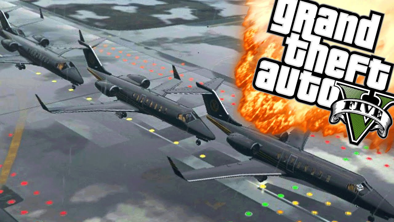 GEVAARLIJKE VLIEGTUIG STUNTS! - GTA 5 Online Funny Moments