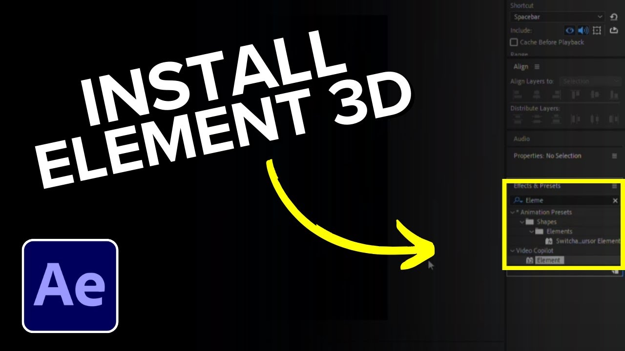 How to Install Element 3D in After Effects