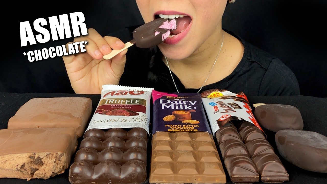 ASMR CHOCOLATE + ICE CREAM DESSERT 초콜릿 아이스크림 리얼사운드 먹방 チョコレート | LaniEats ASMR