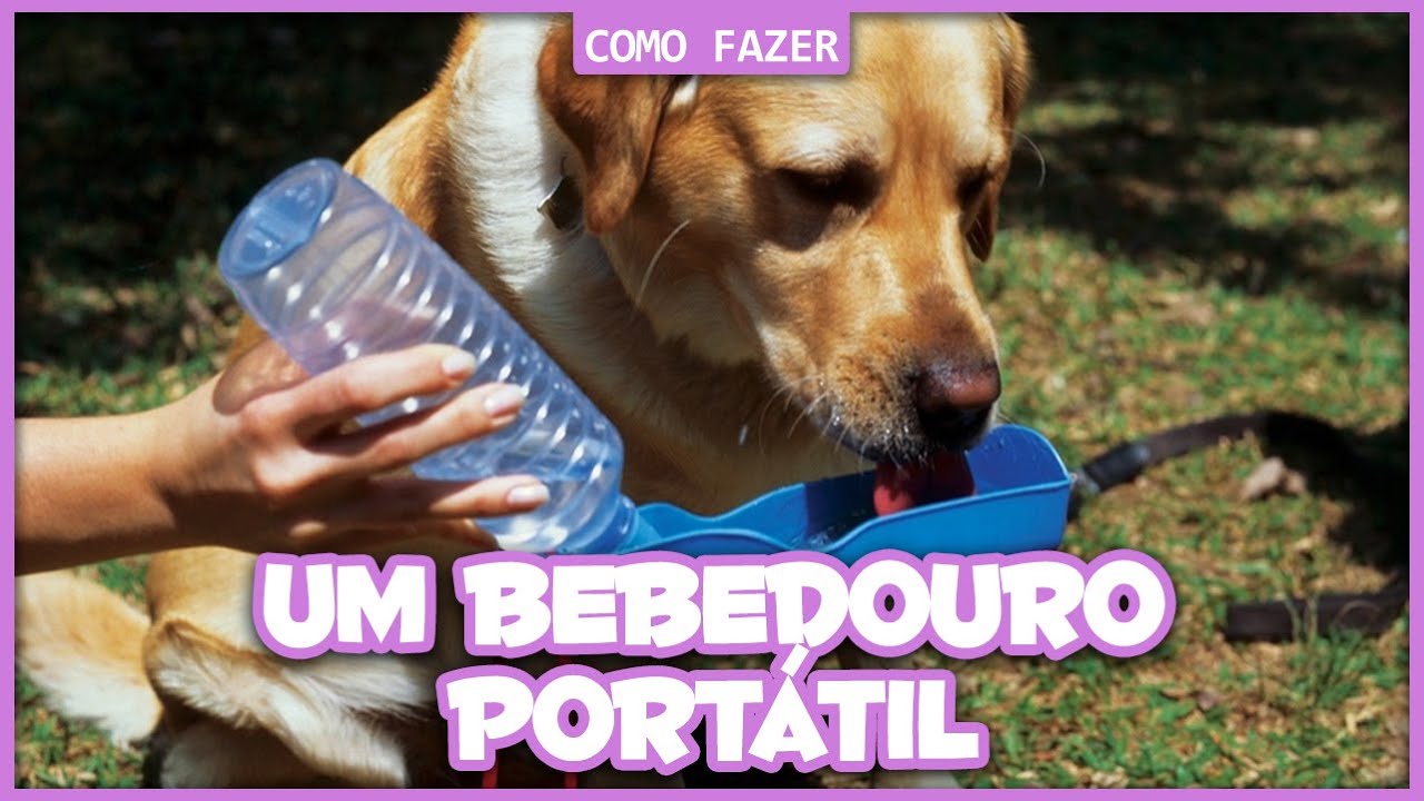 Como fazer um Bebedouro Portátil