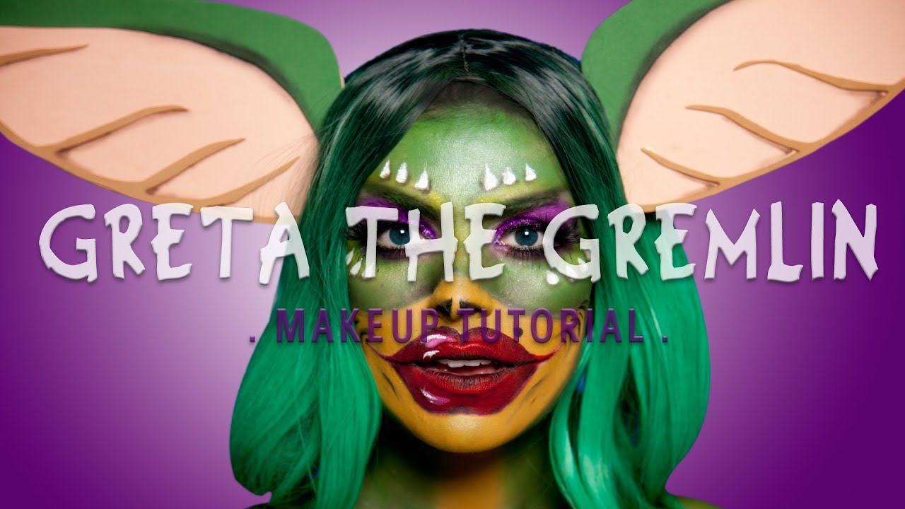 Greta the Gremlin - makeup tutorial