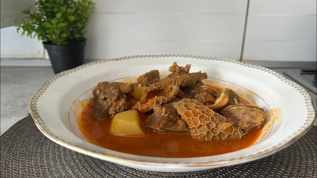RECETTE FACILE SOUPE DE TRIPE DE MOUTON 