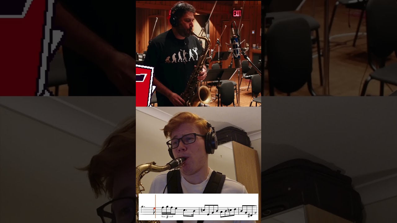 Smoothest Tenor Sax Solo from 8 bit big band...