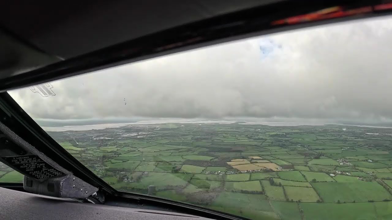 Cockpit Timelapse - Rome, Italy to Shannon, Ireland