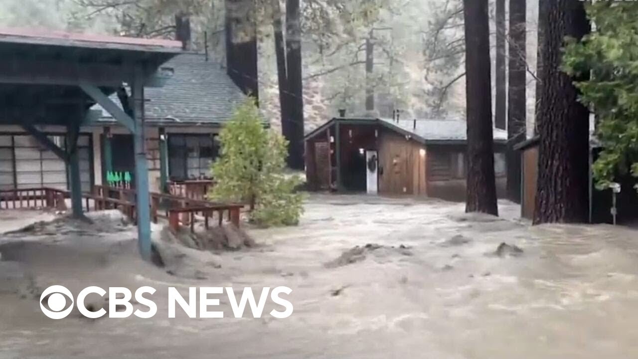 Mudslides threaten California after massive rains