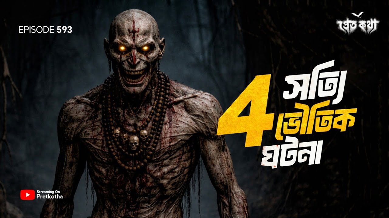 ৪ টি সত্যি ভৌতিক ঘটনা | Bengali True Horror Story | Bangla Horror Audio Story 