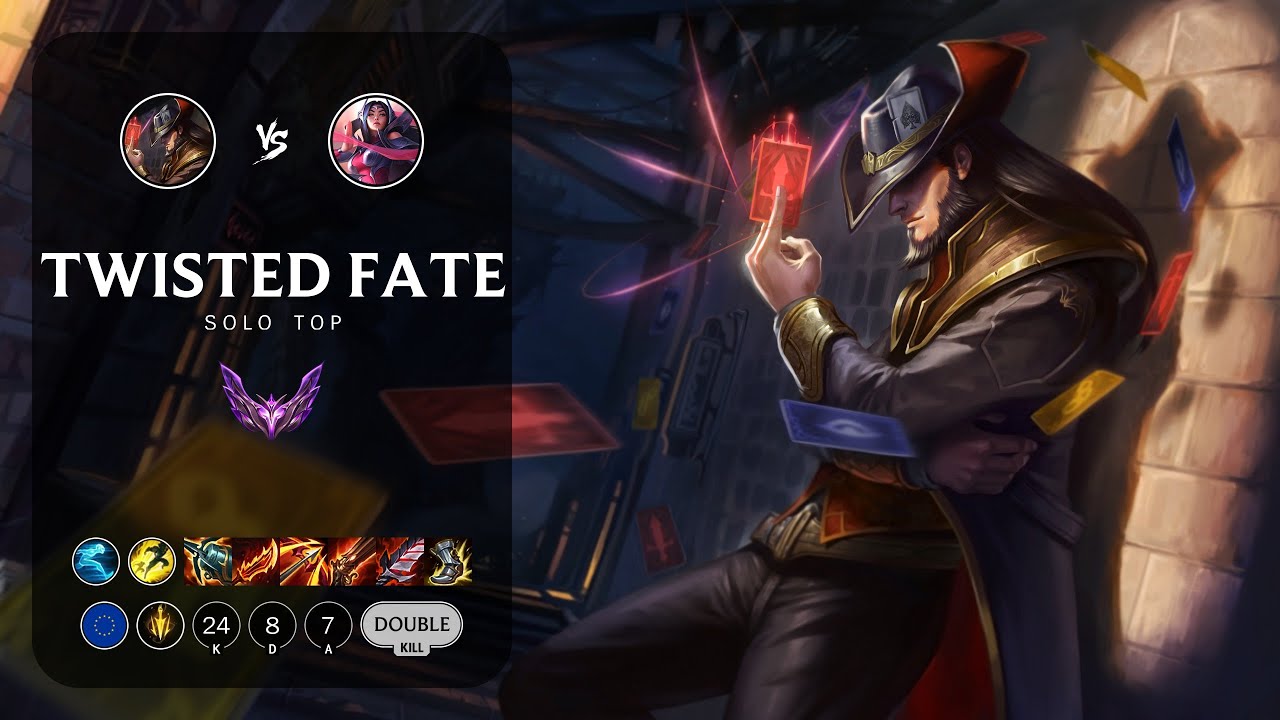 Twisted Fate Top vs Irelia - EUW Master Patch 13.10
