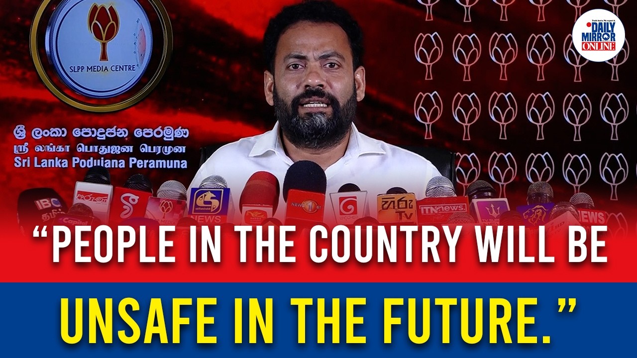 “People in the country will be unsafe in the future.”