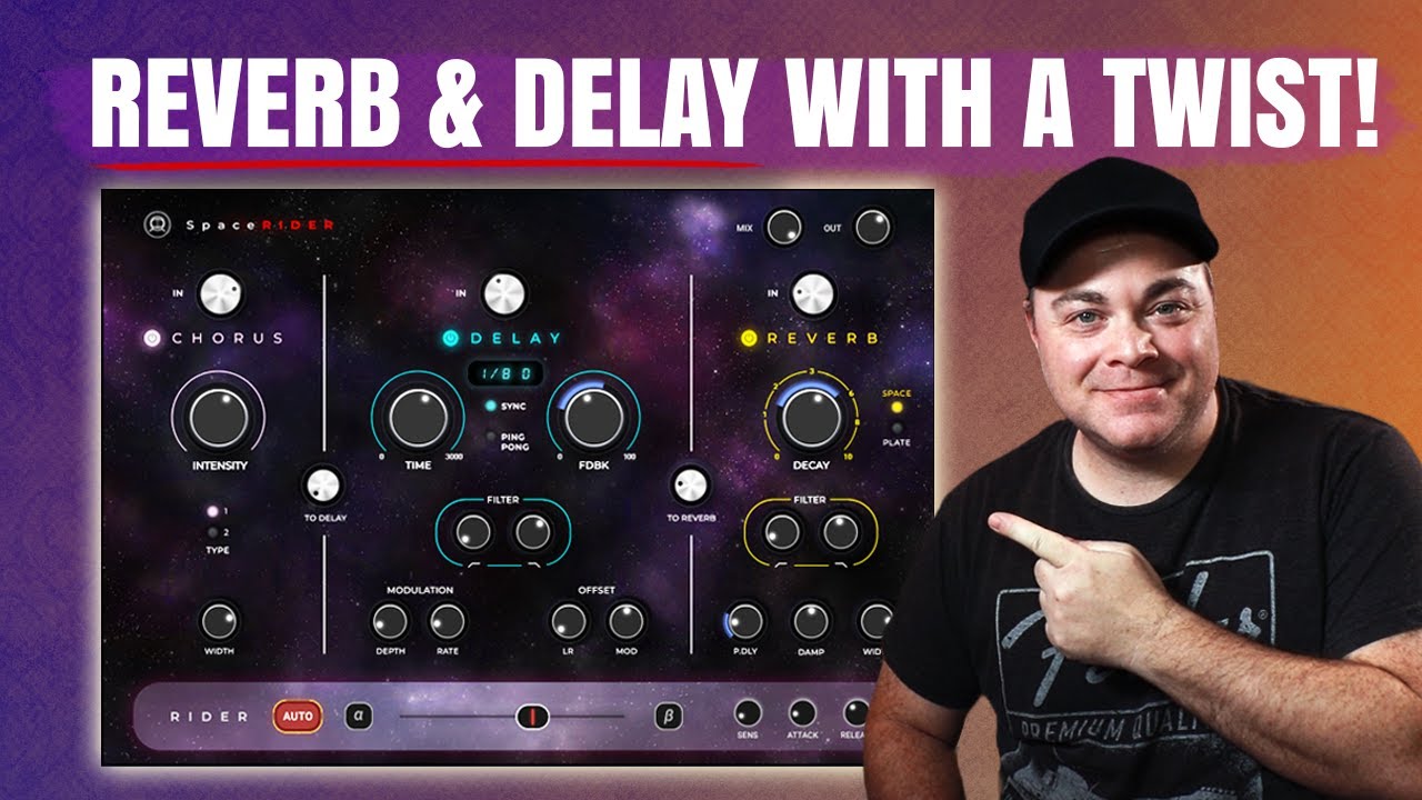 Waves Space Rider Test 👉 Reverb, Delay, & Chorus With A Twist