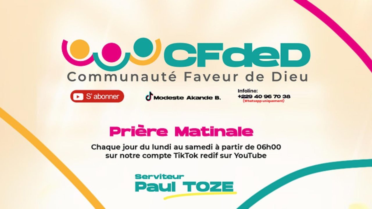 BRISER LES MALEDICTIONS GENERATIONNELLES⛓️&zwj;💥 I Ev. Paul TOZE I 🔴Live