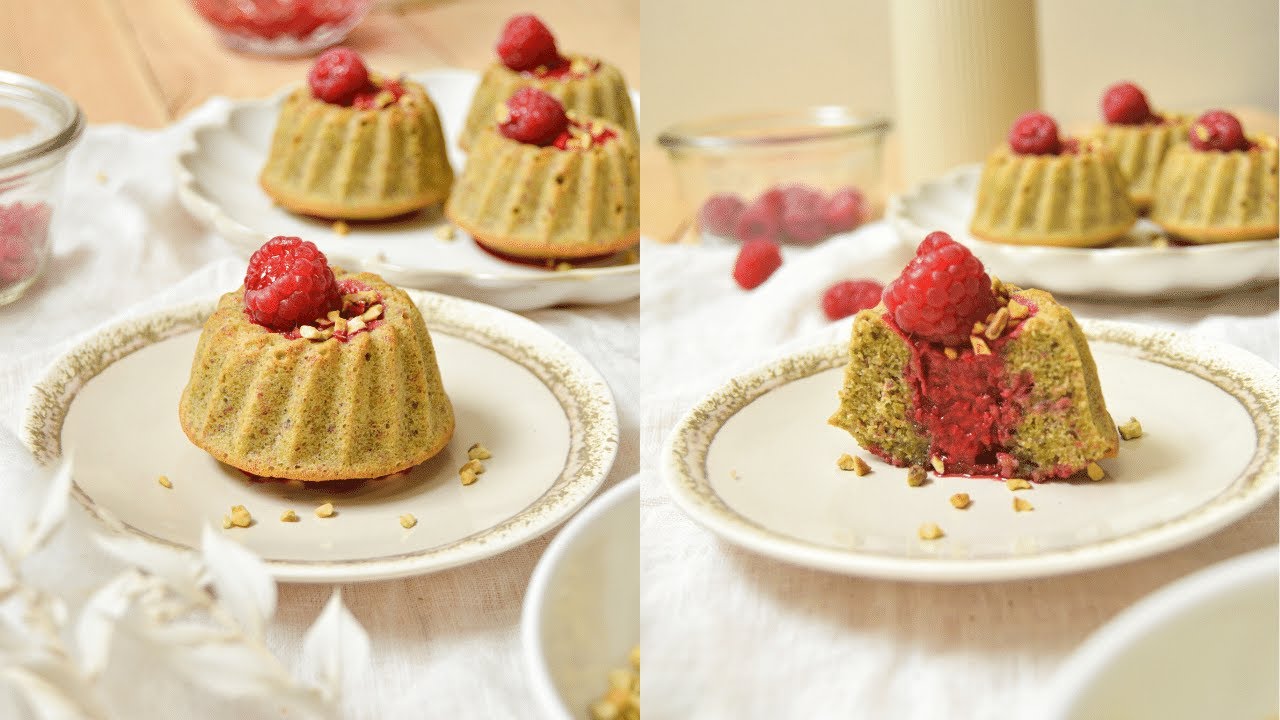 Financiers Pistache Framboise