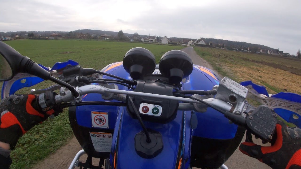 BALADE EN YAMAHA 350 WARRIOR + PRESENTATION + PANNE EN BONUS FIN DE VIDEO 😂