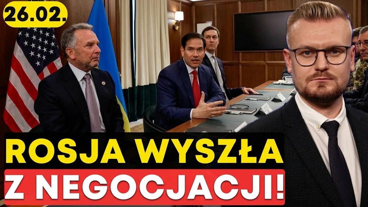 To już pewne: Rosja zrywa rozmowy! Ukraina i USA ustalają wszystko między sobą