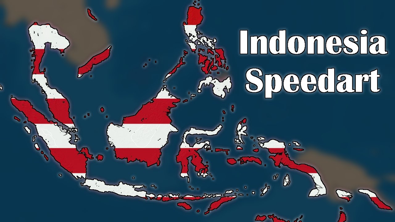 An Alternate Indonesian Empire - Speedart Mapping