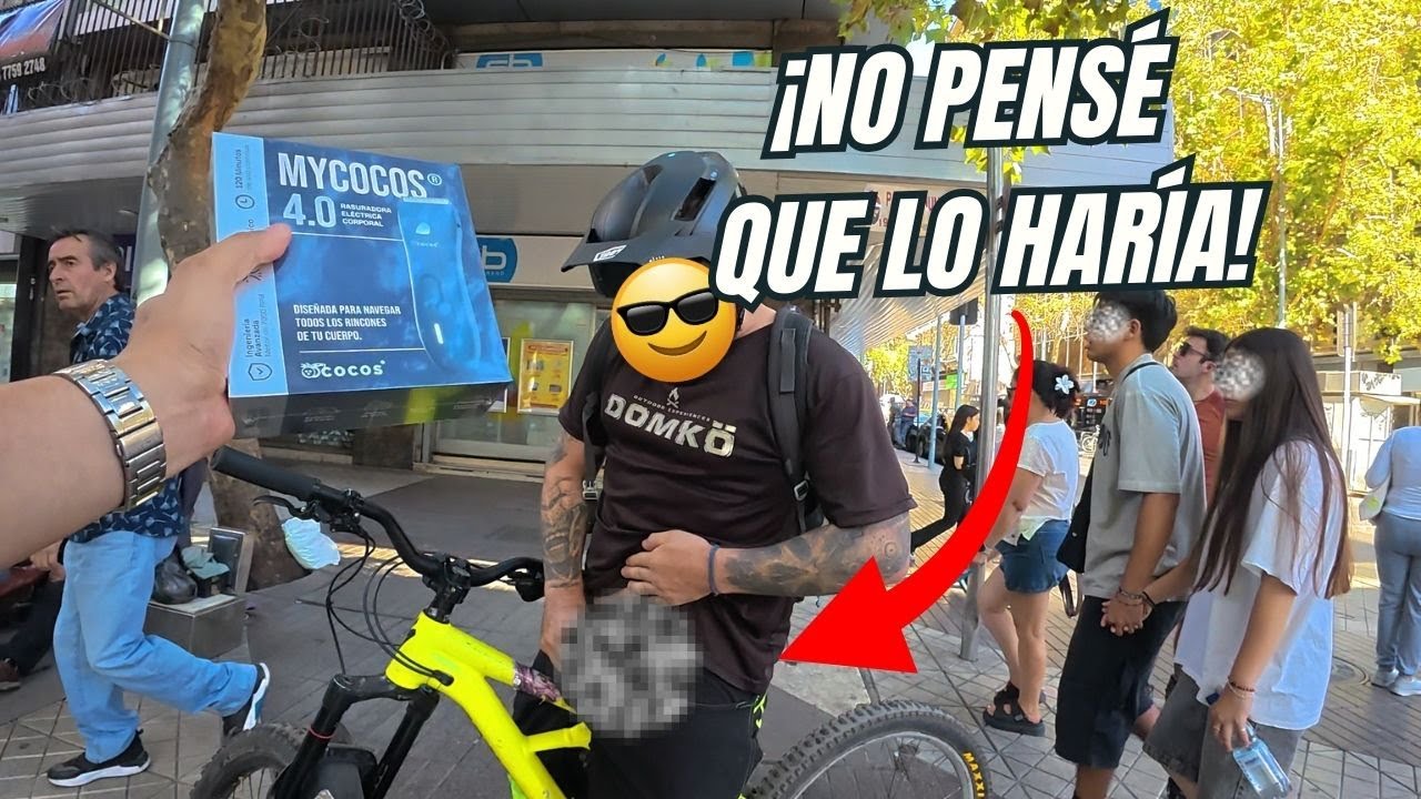 Le REGALÉ una rasuradora… pero tenía que rasurarse EN LA CALLE 😳