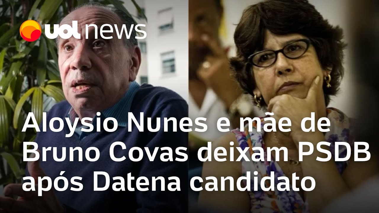 Aloysio Nunes e m&atilde;e de Bruno Covas deixam PSDB ap&oacute;s Datena sair candidato