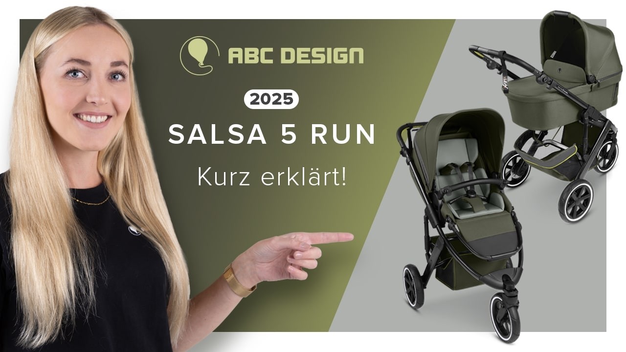 SALSA 5 RUN -  Jogger-Kinderwagen mit Sportzulassung (Modell 2025) | ABC Design