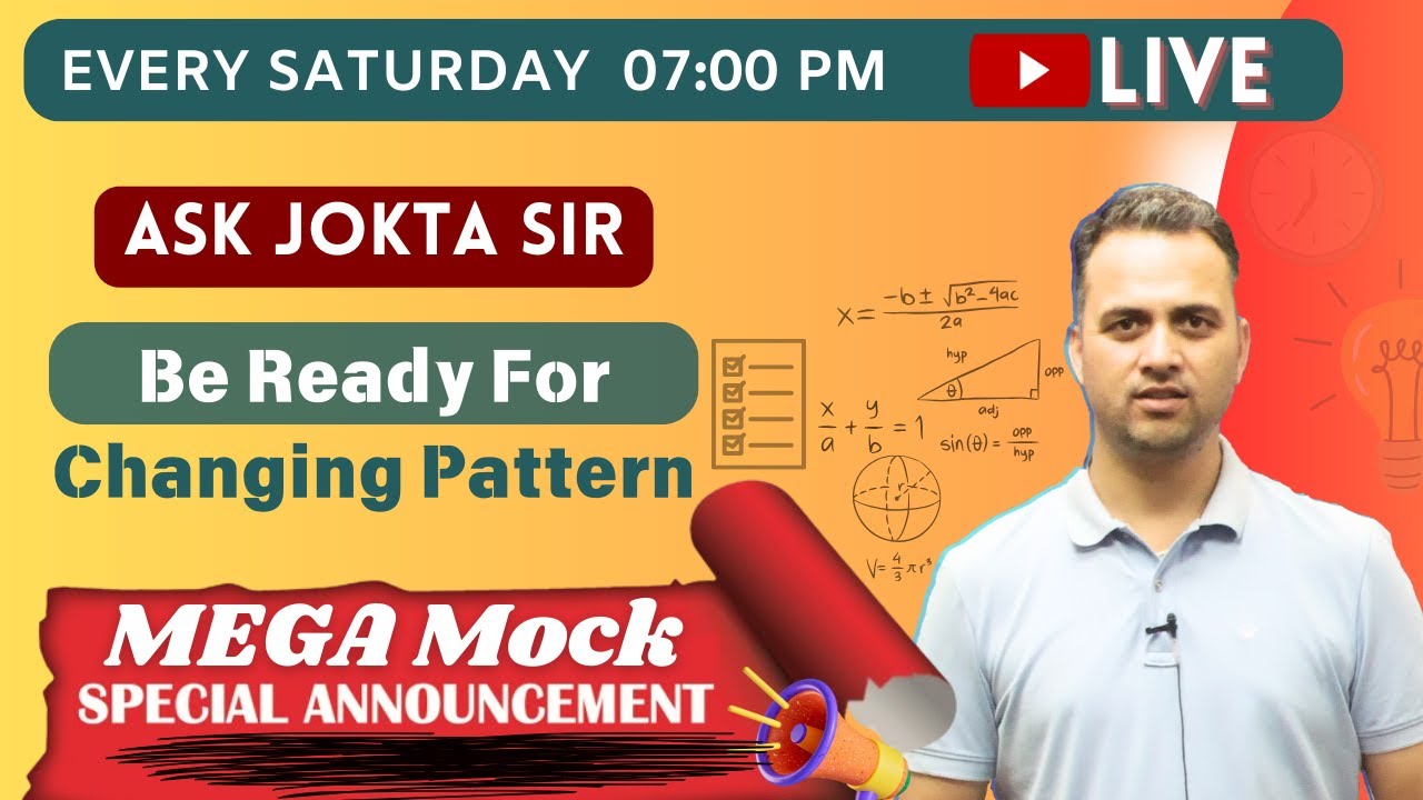 Ask Jokta Sir | Live Q&A | Saturday 11 MAY 7 PM | HPAS 2024 | Jokta Academy #hpas2024 #hpallied