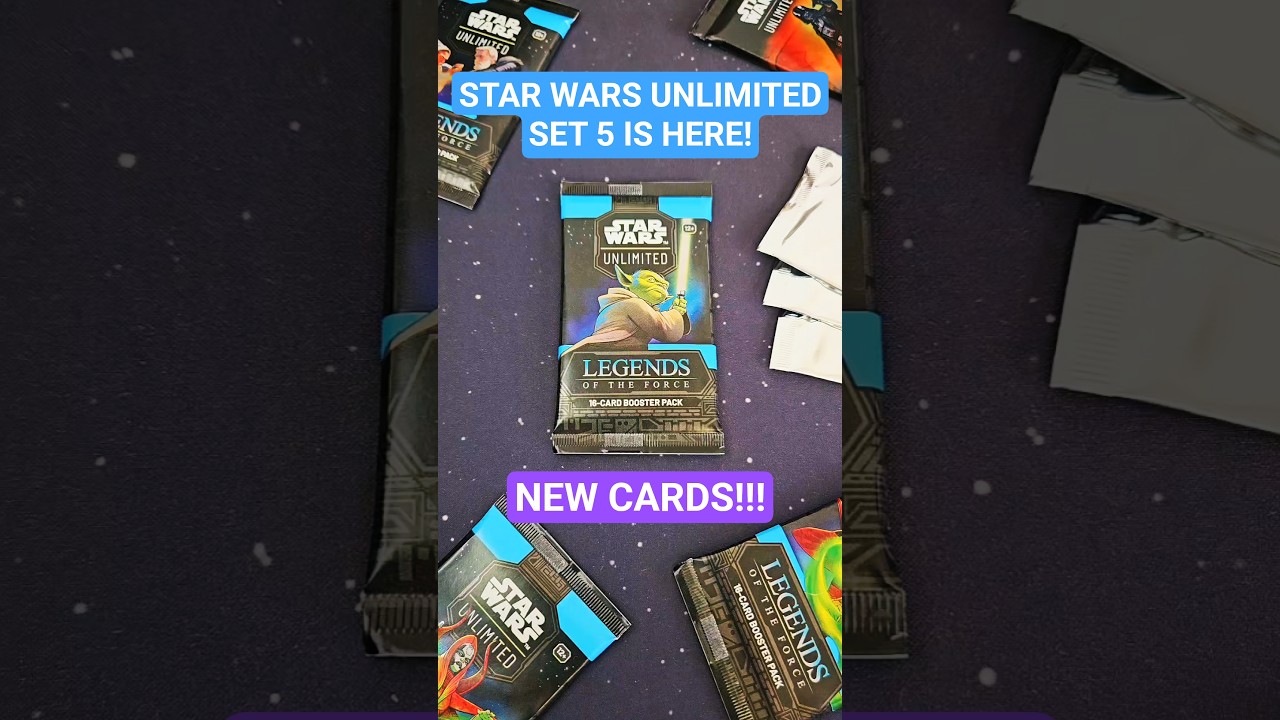 Star Wars Unlimited Legends of the Force Booster Pack #starwars #tcg #cards #opening #game #booster