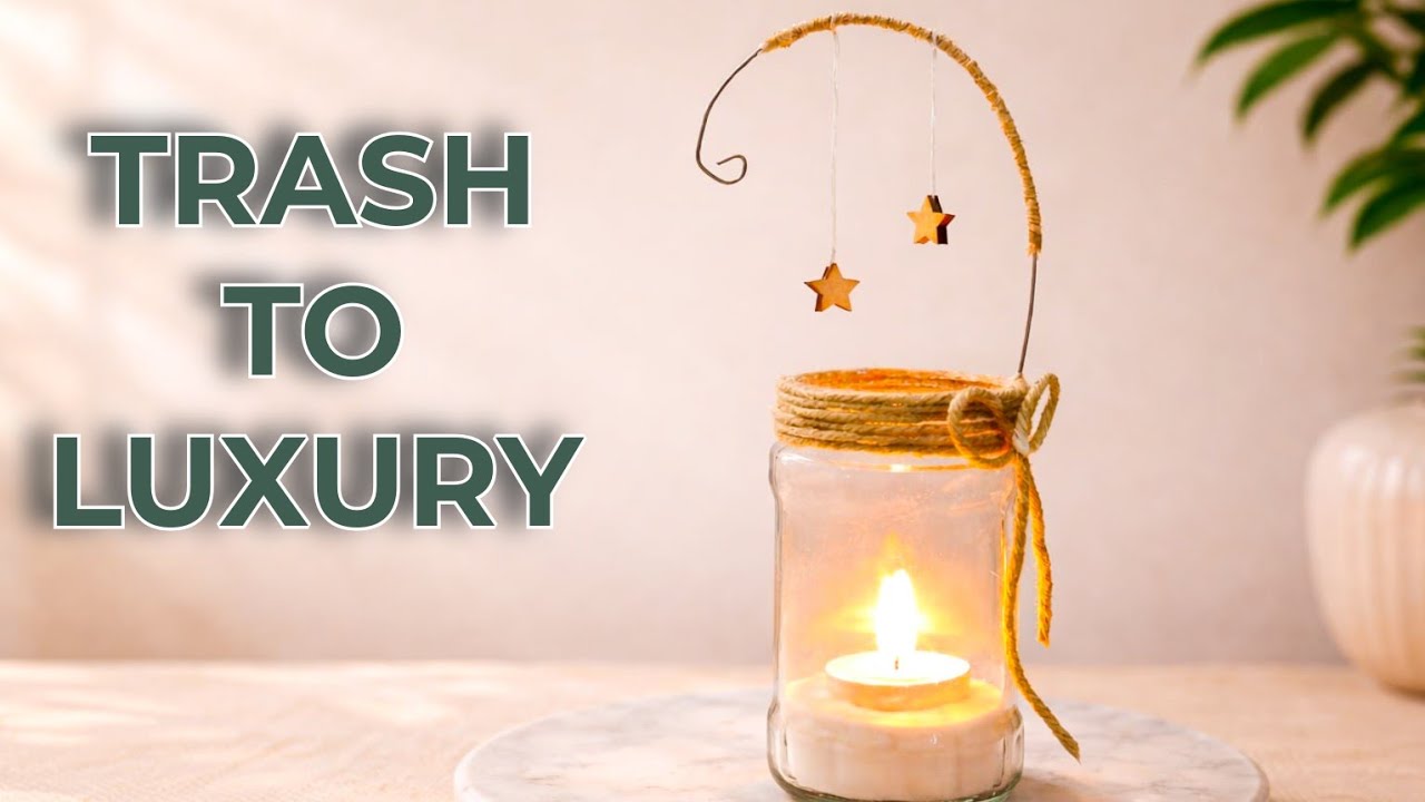 Cozy DIY Mason Jar Lantern | Slow Living Home Decor