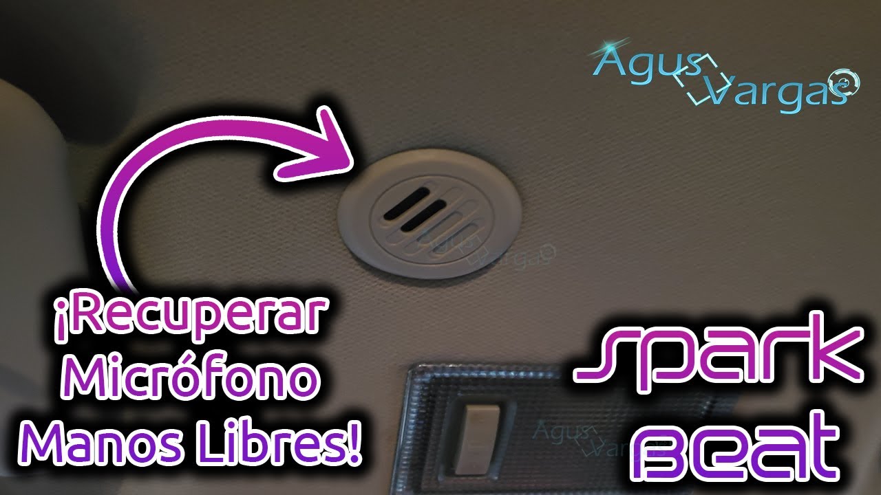 CÓMO RECUPERAR MICROFONO ORIGINAL AL CAMBIAR EL ESTÉREO DEL SPARK/BEAT (y otros autos) | Agus Vargas