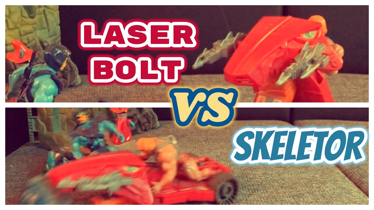 LASER BOLT: A Vintage Masters of the Universe Vehicle in action