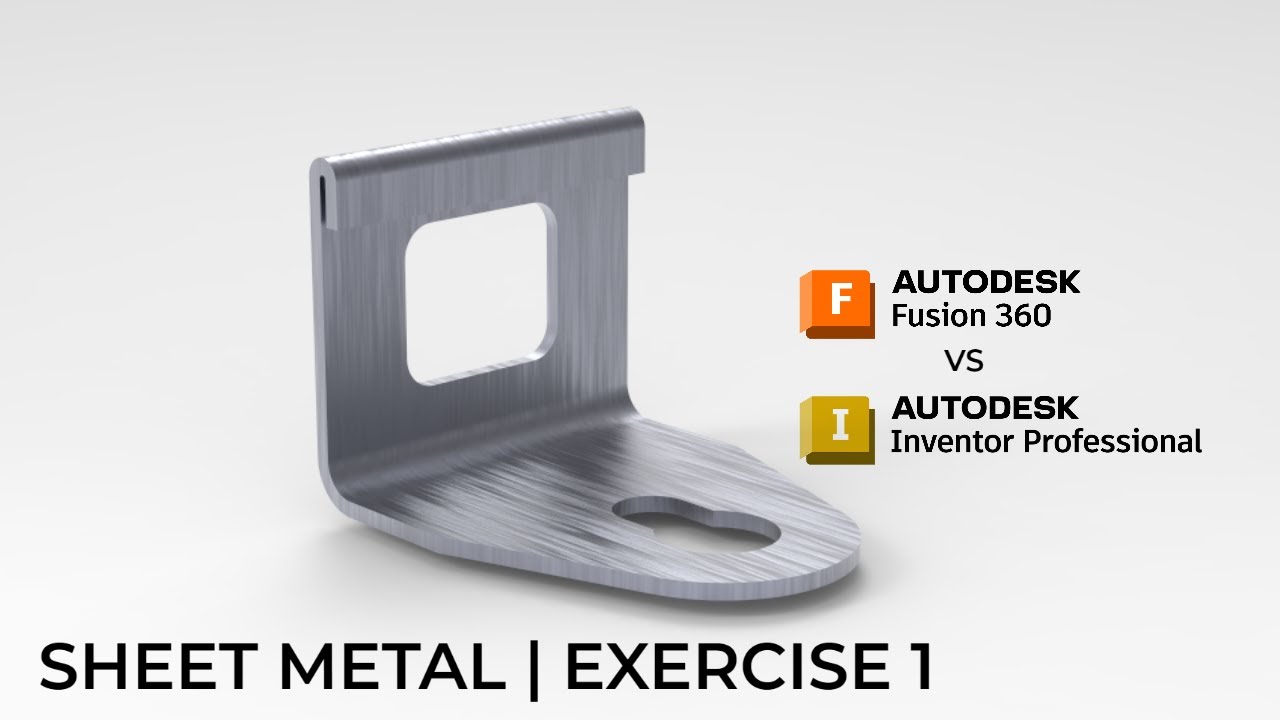 Starting Sheet Metal Design | Inventor or Fusion 360