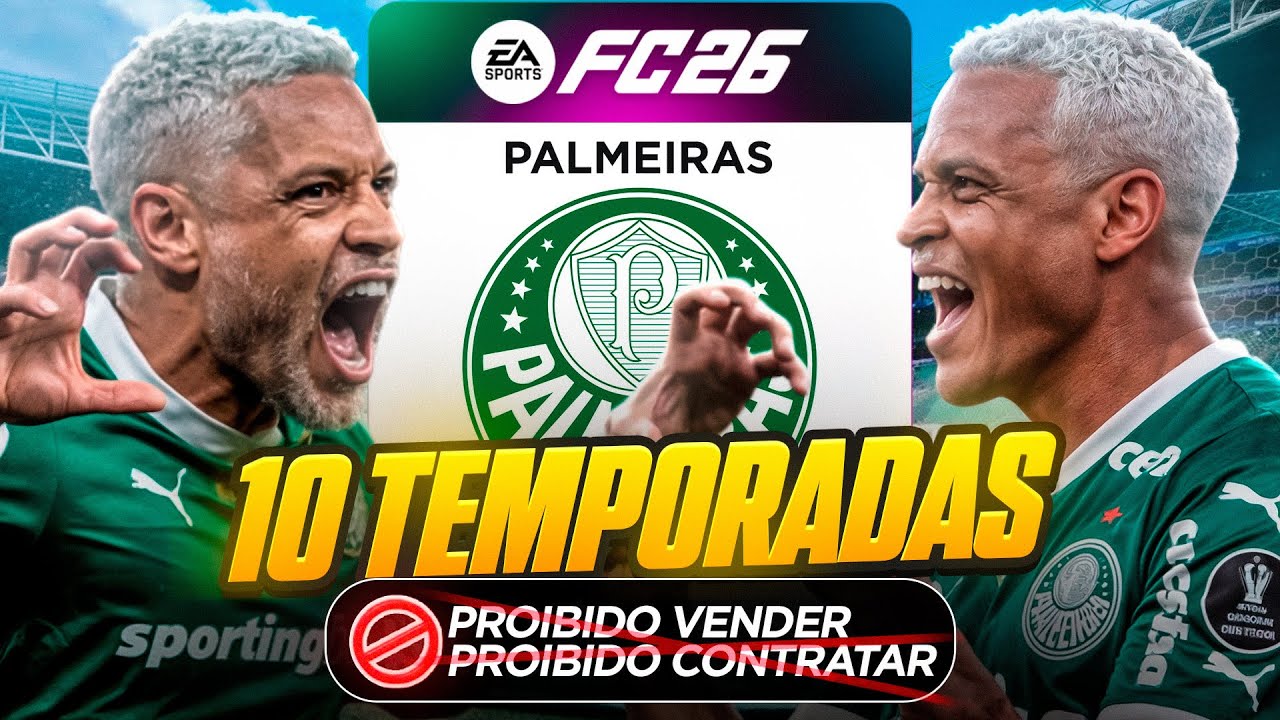 ASSUMI O PALMEIRAS POR 10 TEMPORADAS MAS NÃO POSSO CONTRATAR NEM VENDER!!