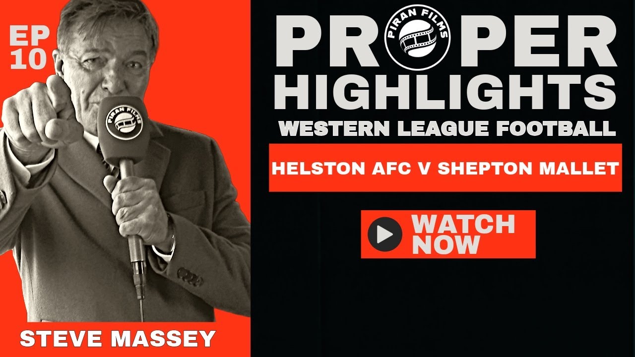 NON LEAGUE FOOTBALL:   HELSTON AFC v SHEPTON MALLET