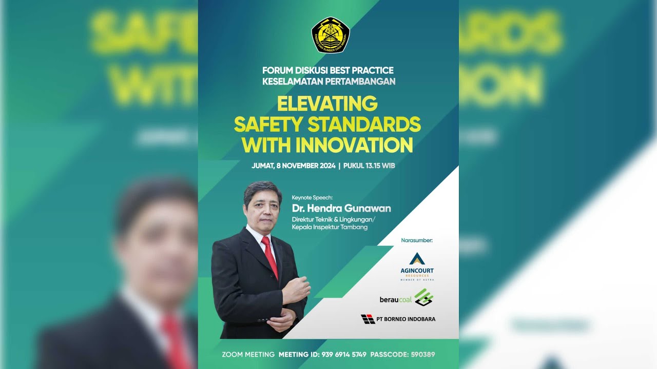 Forum Diskusi Best Practice Keselamatan Pertambangan: Elevating Safety Standards with Innovation (2)