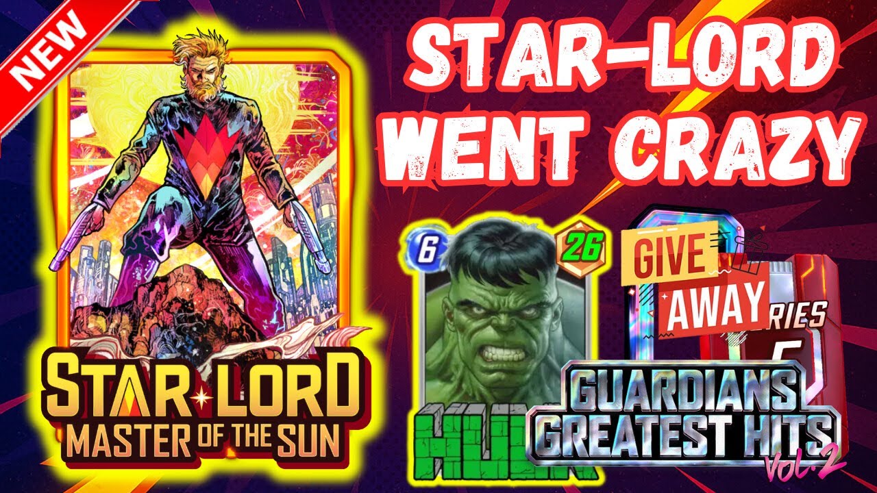 Star-Lord Master of the Sun Is INSANE 😱 | 3 SEASON PASS GIVEAWAY [Marvel Snap] 