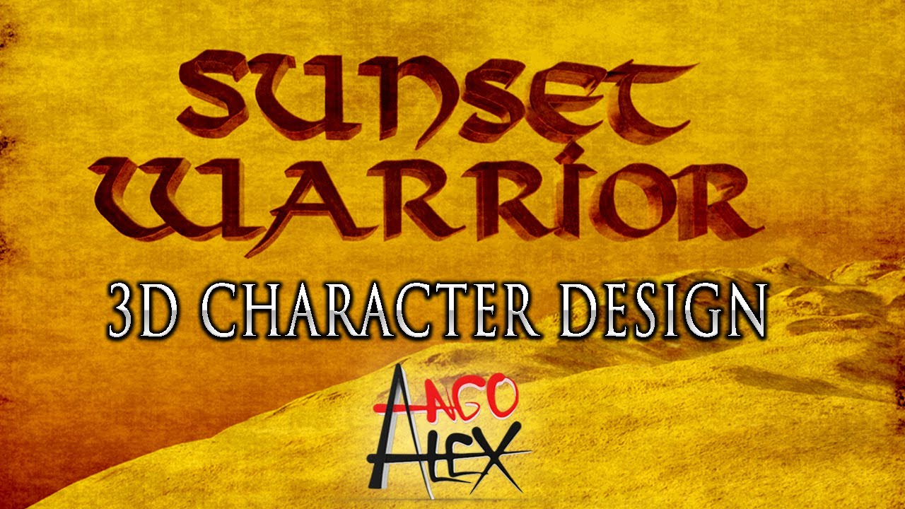 3D Character warrior design
