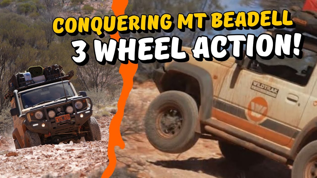 Jimny. CONQUERS MT BEADELL ON 3 WHEELS  |  Gunbarrel Highway