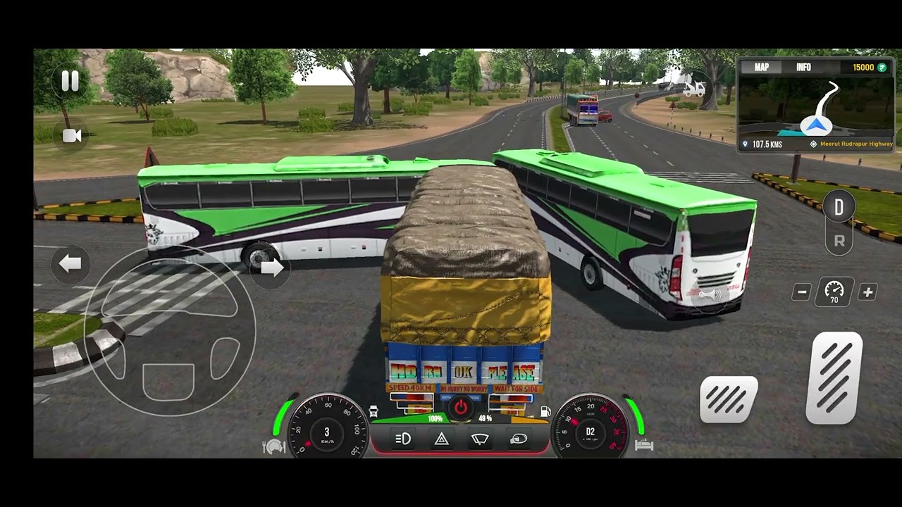 Today drive truck simulator game 😁🎯