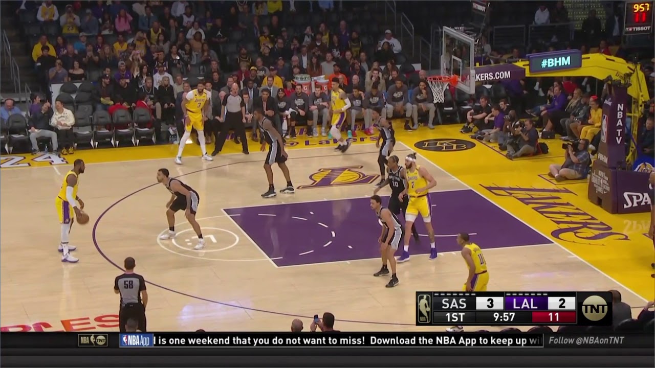 Trey Lyles defense on LeBron