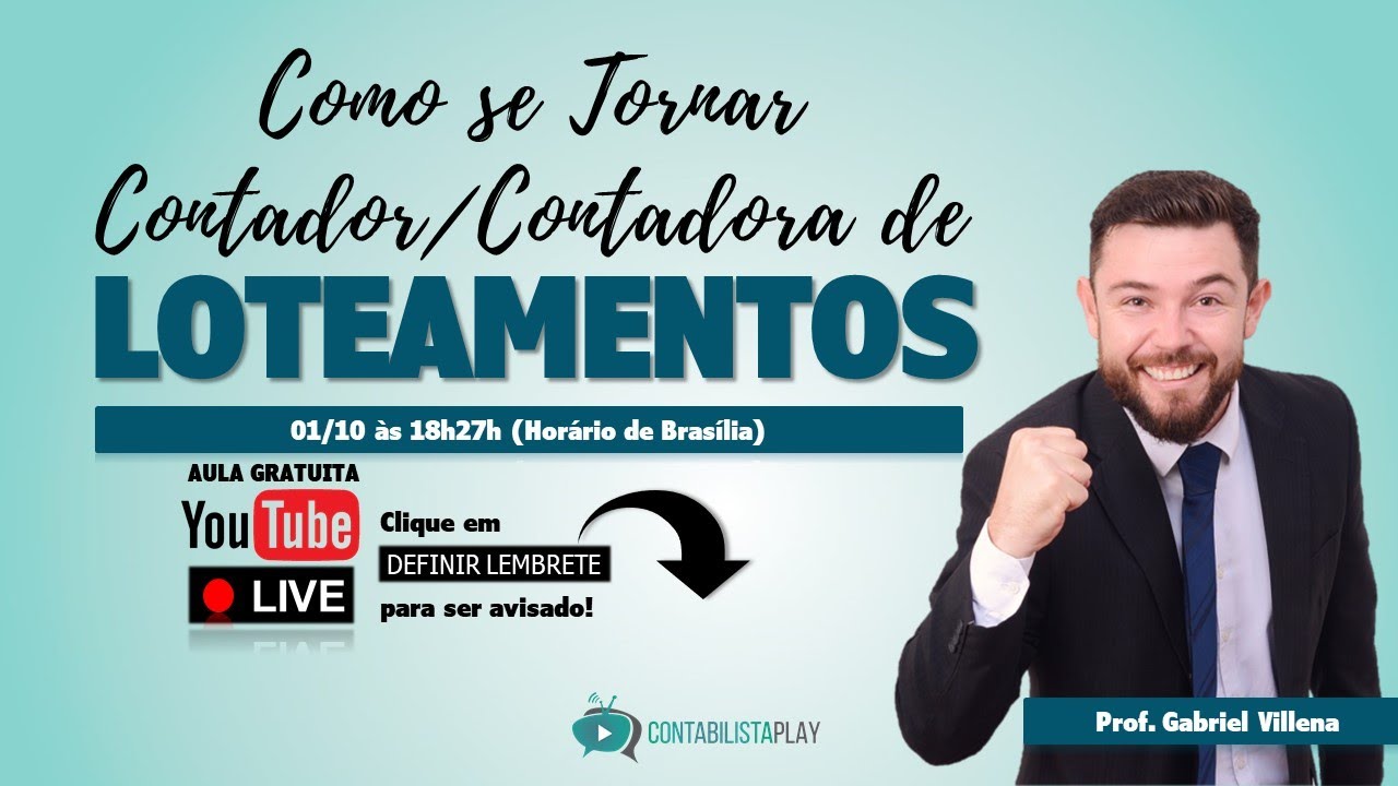 🧾 COMO SE TORNAR CONTADOR(A) DE LOTEAMENTOS?