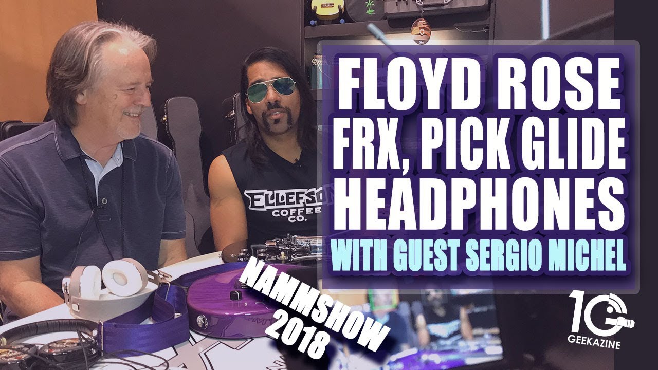 Floyd Rose Shows FRX Tremolo, Pick Glide Signature Line, and 3D Headphones at NAMM