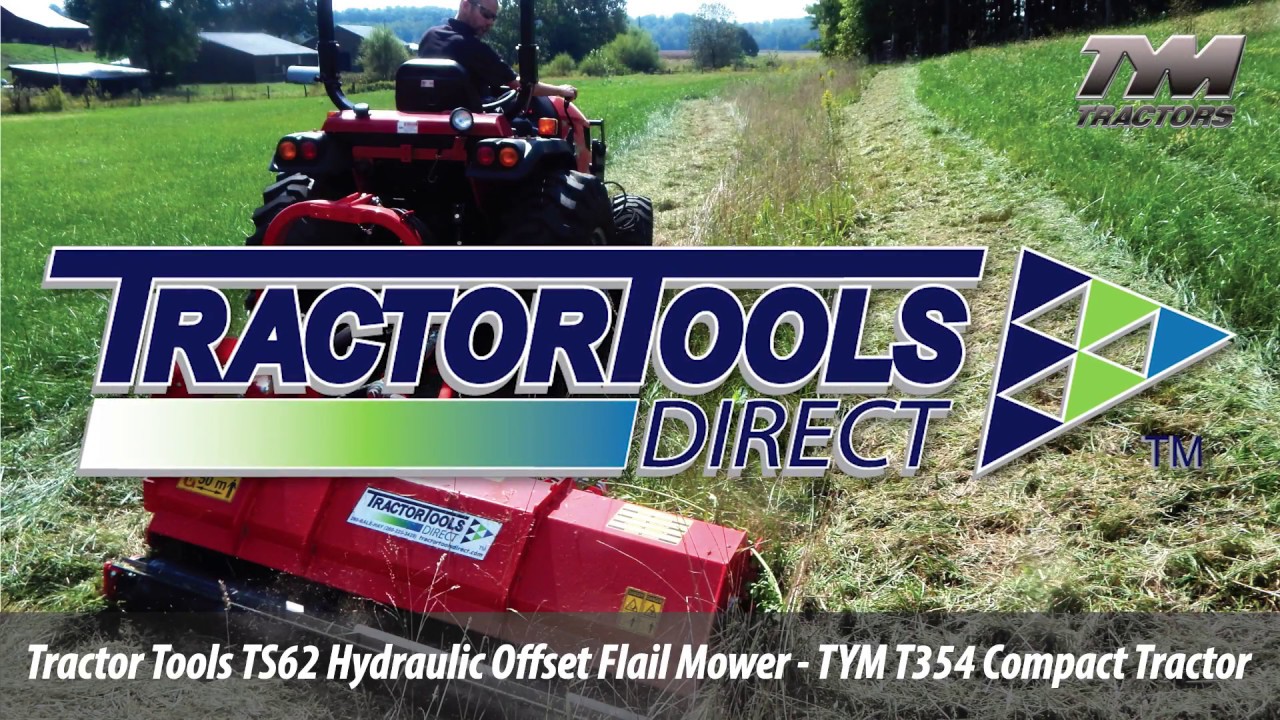 T62 Hydraulic Offset Flail Mower by Del Morino   Demonstration Video