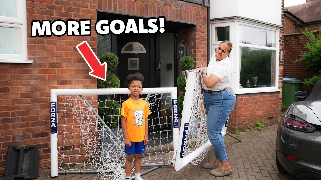 WE UPGRADED OUR FOOTBALL SETUP... AND LORENZO'S BEDROOM!