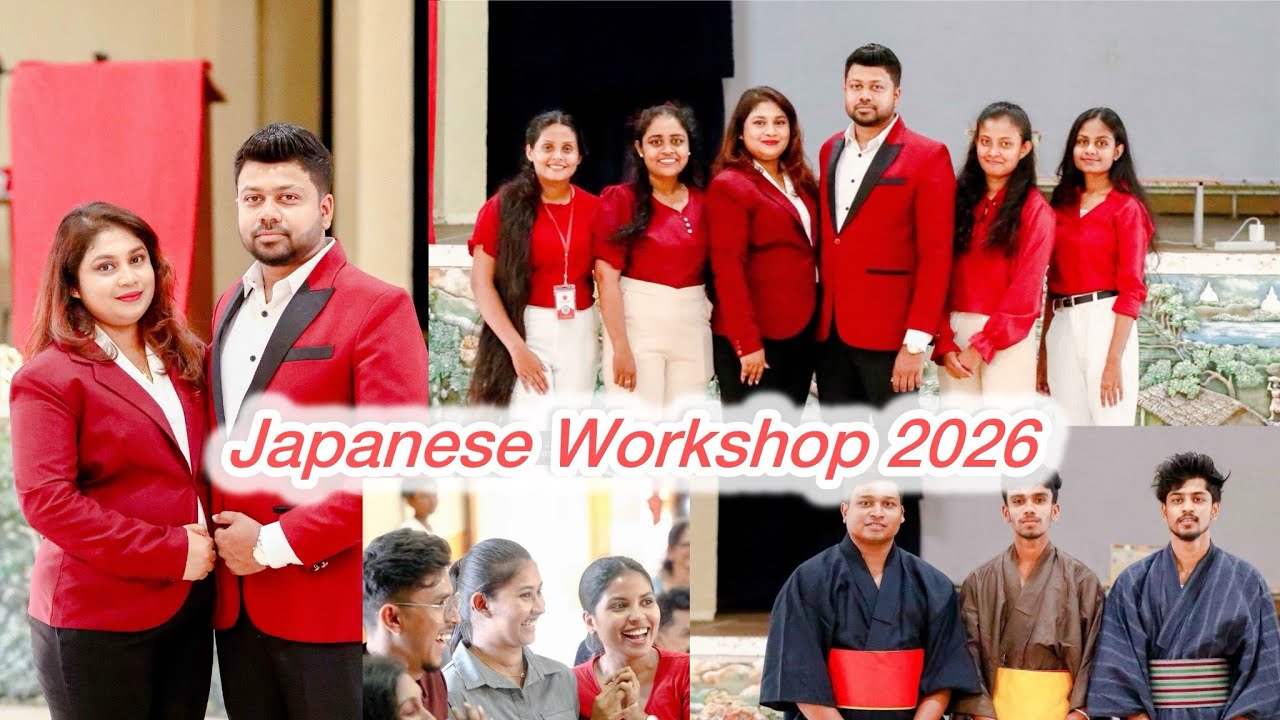 Mirai Japanese academy workshop 🇯🇵🤍🧿|ජපානයේ අද්දැකීම් සමග පැවැත්වූ වැඩමුළුව..